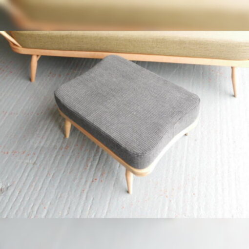Ercol 341 Footstool Cushion in our Galgate Charcoal