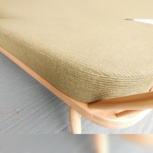 Ercol 355 Studio Couch Olive Leaf Green Complete set of Cushions and Covers - Image 3