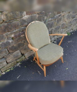 Ercol 305 Seat & Back Cushions Light Olive Twist