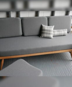 Ercol 355 Studio Couch Mid Grey Stitch Complete set of Cushions