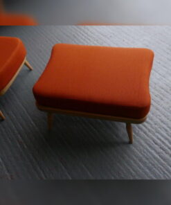 Ercol 341 footstool Cushion in Trader Rustta Cotta
