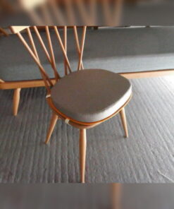 Ercol 365 Dining Seat Cushion and Cover in our Tunstall Tweed with Contrast Piping