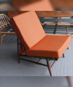 Ercol 427 Seat and Back Cushions 92% Wool Terra Cotta Press Studs