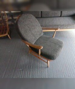 Ercol 203 Seat and Back Cushion in Luscious Grey Velour