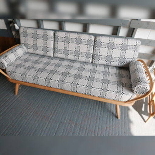 Ercol 355 Studio Couch The Maze Complete set of Cushions and Covers Bolsters free