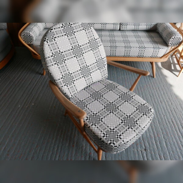 Ercol 203 Seat & Back Cushions in The Maze