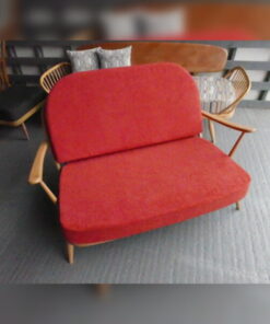 Ercol 203 2 Seater Settee Seat and Back Cushions Galgate Red