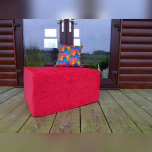 3Fold Foldaway Maxi Mattress 30 inches wide Red - Image 2