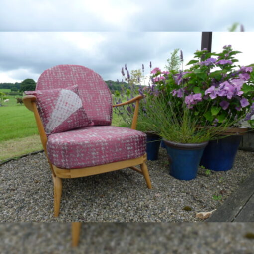 Ercol 203 Seat and Back Cushion in Dusky Vintage Tooth - Image 6