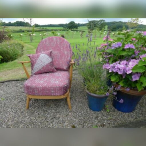 Ercol 203 Seat and Back Cushion in Dusky Vintage Tooth - Image 8