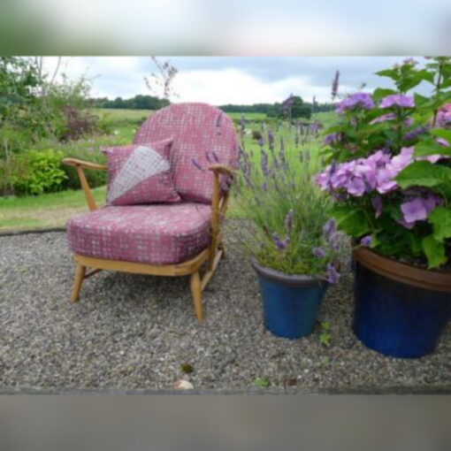 Ercol 203 Seat and Back Cushion in Dusky Vintage Tooth - Image 3