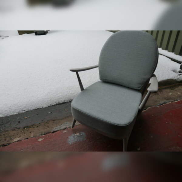 Ercol 203 Seat and Back Cushion in Duck Egg Tweed