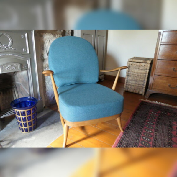 Ercol 203 Seat and Back Cushion in Turkis Teal