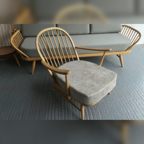 Ercol 203 Seat Cushion only in Bright Weave Oat