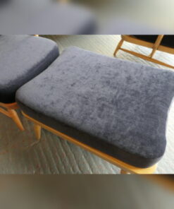 Ercol 341 Footstool Cushion in Ross Fabric Pimlico Crush Navy SR 16166