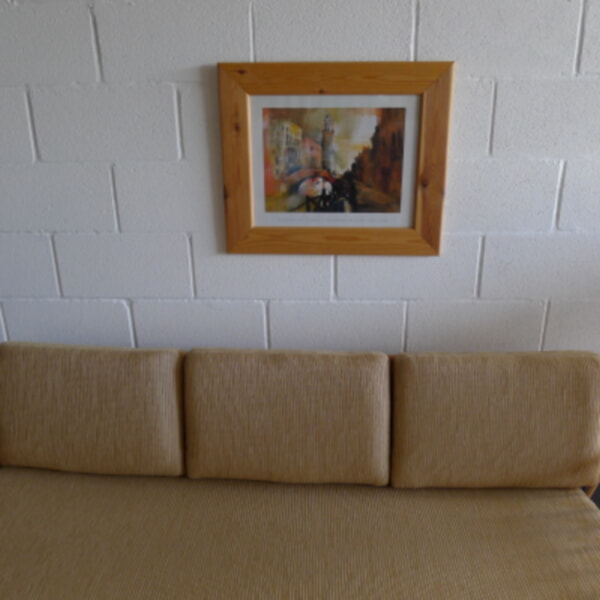 Ercol 355 Studio Couch Complete with foam and Customer's own fabric - Image 4
