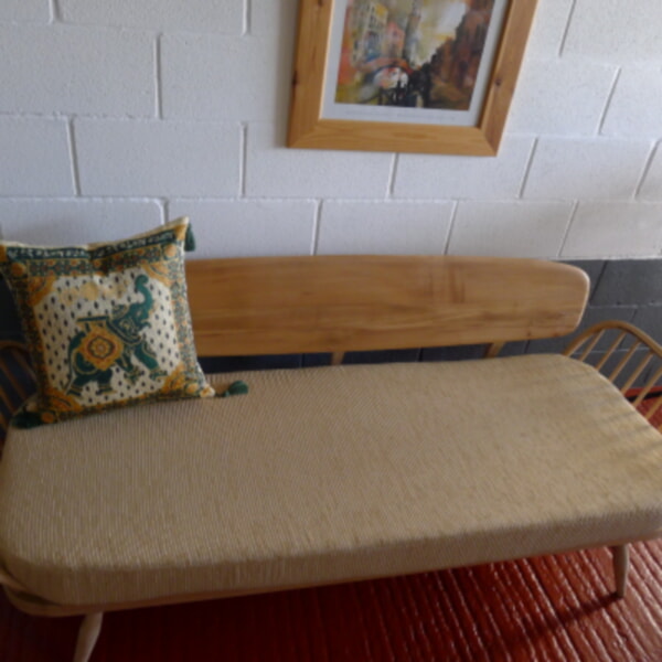 Ercol 355 Studio Couch Complete with foam and Customer's own fabric - Image 8