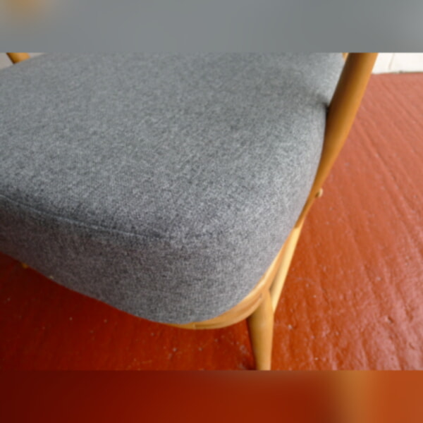 Ercol 203 Seat Cushion in Mid Grey Stitch