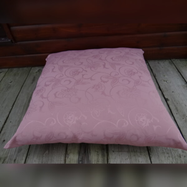 Massive Floor Cushion 36 x 36 inches Pastel Floral Pink