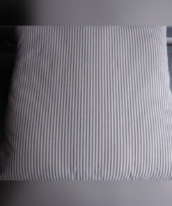 Massive Floor Cushion 36 x 36 inches Navy Drill Stripe