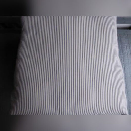 Massive Floor Cushion 36 x 36 inches Navy Drill Stripe