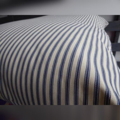 Massive Floor Cushion 36 x 36 inches Navy Drill Stripe - Image 2