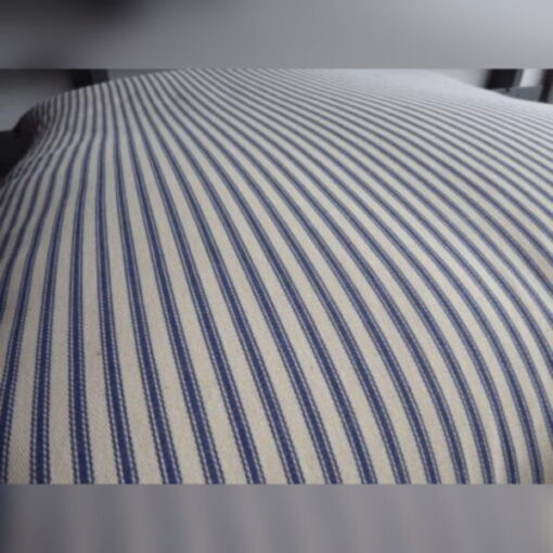 Massive Floor Cushion 36 x 36 inches Navy Drill Stripe - Image 3