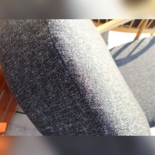 Ercol 203 Seat and Back Cushion in Charcoal Grey Stitch from Camira - Image 5