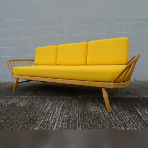 Ercol 355 Studio Couch Daffodil Complete set of Cushions and Covers