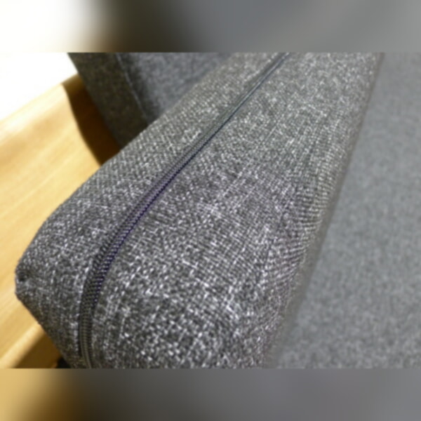 Ercol 355 Studio Couch Charcoal Stitch Mattress and Cover - Image 4