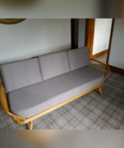 Ercol 355 Studio Couch Mink Complete set of Cushions and Covers