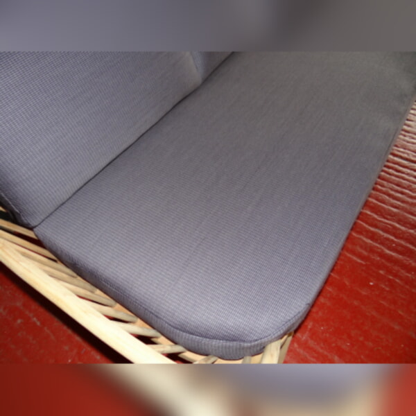 Ercol 355 Studio Couch Mattress and Cover in Dog Tooth Grey - Image 3