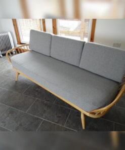 Ercol 355 Studio Couch Light Grey Stitch Complete set of Cushions