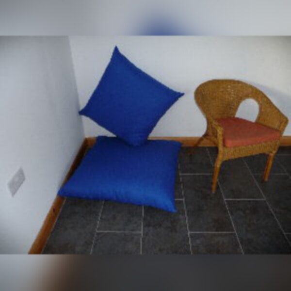 Massive Floor Cushion 36 x 36 inches Royal Blue Stitch - Image 2