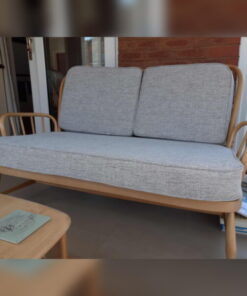 Ercol 766 Jubilee 2 seater Seat & 2 Back Cushions in Ross Perth Slub Marble SR13665