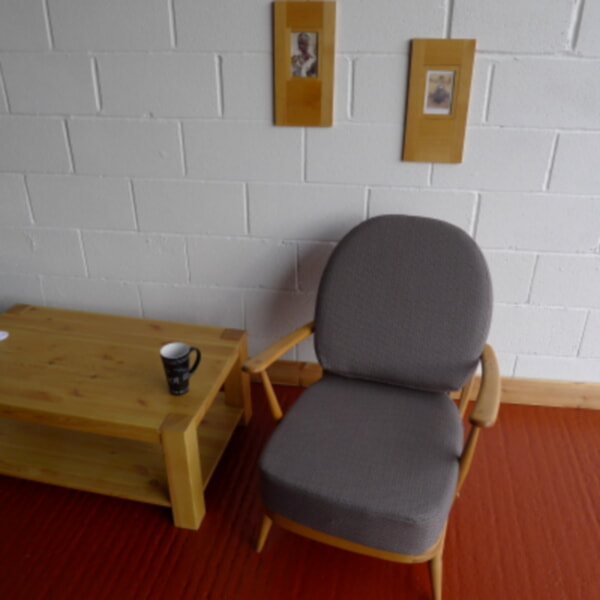 Ercol 203 Seat & Back Cushions in Grey Woolen Fabric