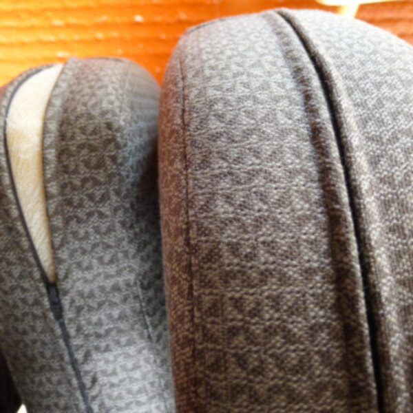 Ercol 203 Seat & Back Cushions in Grey Woolen Fabric - Image 6