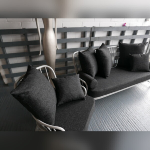 Ercol 766 Jubilee 3 seater Seat Cushion in Charcoal - Image 3