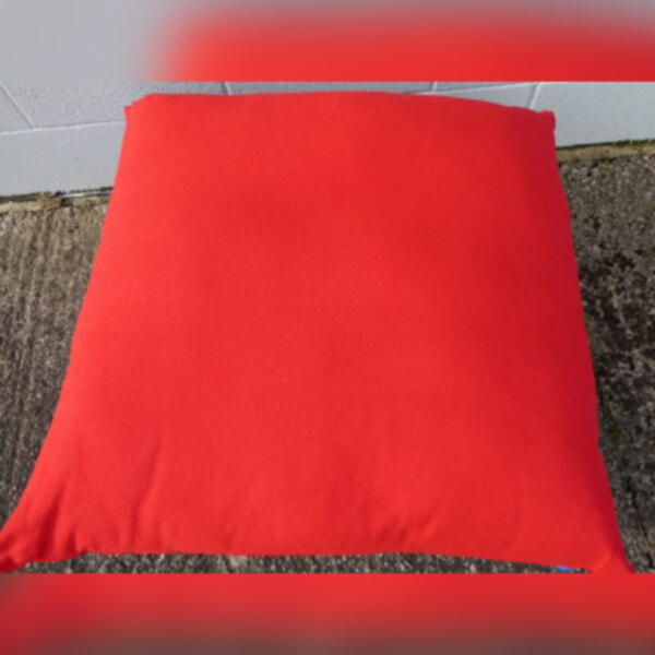 Massive Floor Cushion 36 x 36 inches Red Stitch