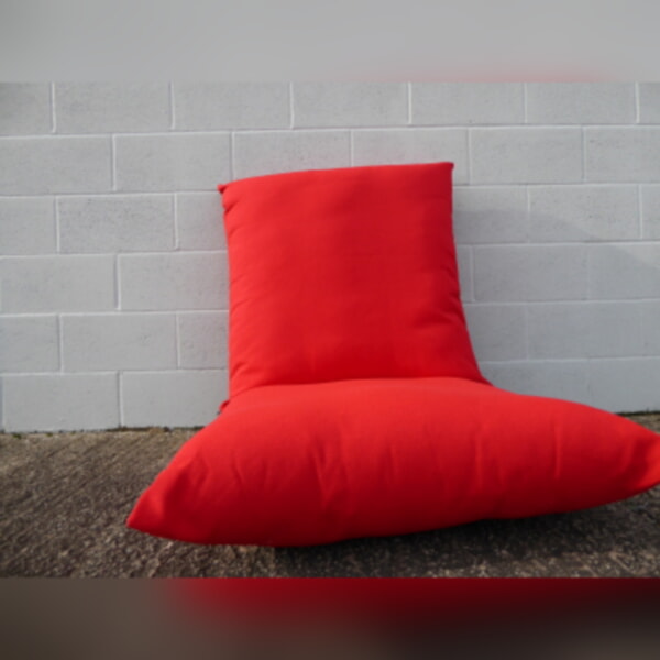 Massive Floor Cushion 36 x 36 inches Red Stitch - Image 4