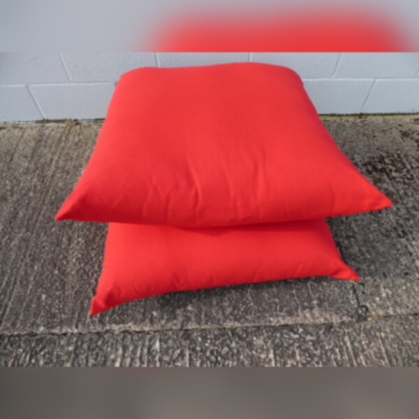 Massive Floor Cushion 36 x 36 inches Red Stitch - Image 6