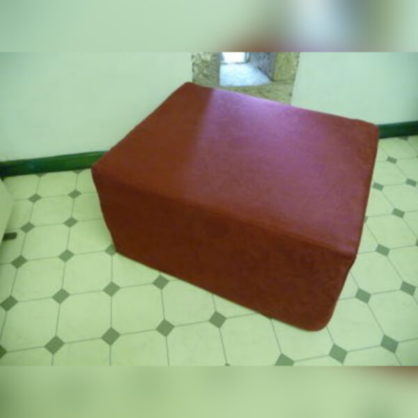 3Fold Foldaway Maxi Mattress 30 inches wide Burgundy - Image 5