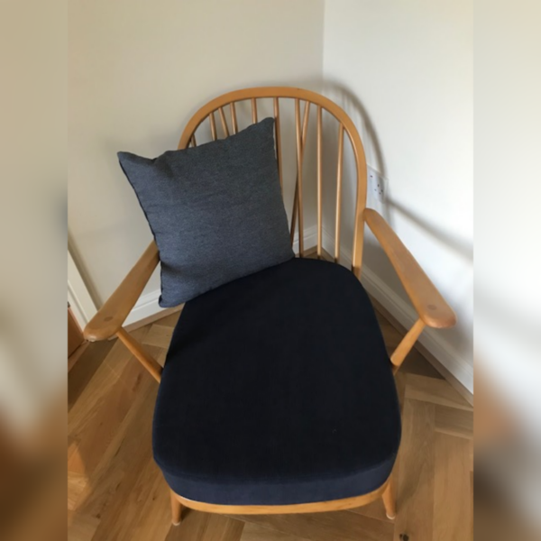 Ercol 203 Seat Cushion only in Transept Blue