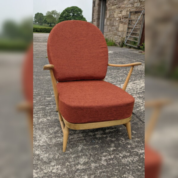 Ercol 203 in this Terra Cotta fabric out on 3rd June