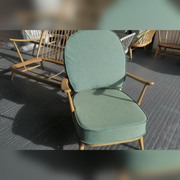 Ercol 203 Chair in this beautiful Laguna Green