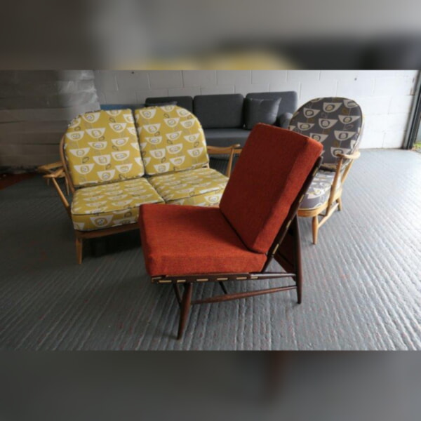 Out this week, Ercol 427 settee in our Two to Tango fabric
