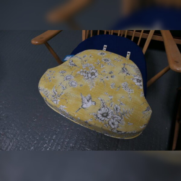 Finch Toile Fabric- Buttercup.