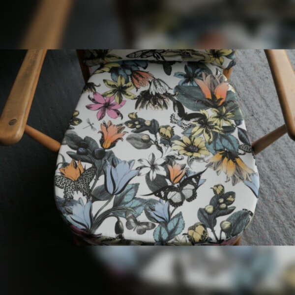 Bourne & Little. Enchanted Gardens Tulipan Lemon/Coral