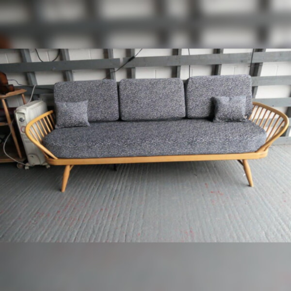 Ercol Daybed in Makota Midnight by Scion Tomoka