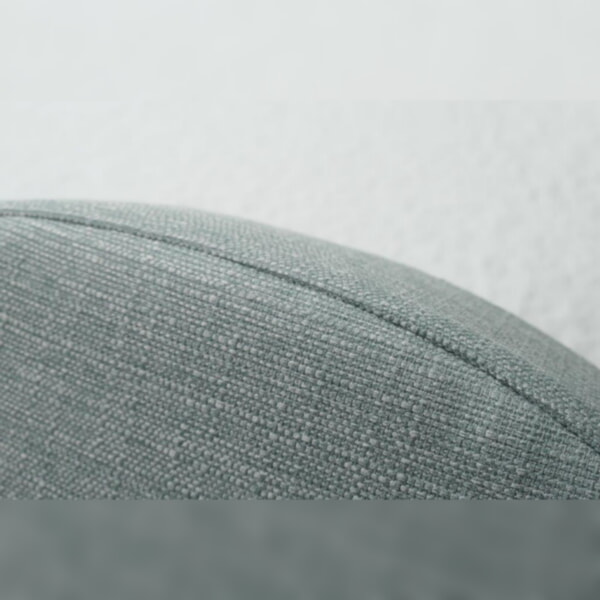 Ercol 203 Back Cushion in our new Duckegg Tweed in the snow.